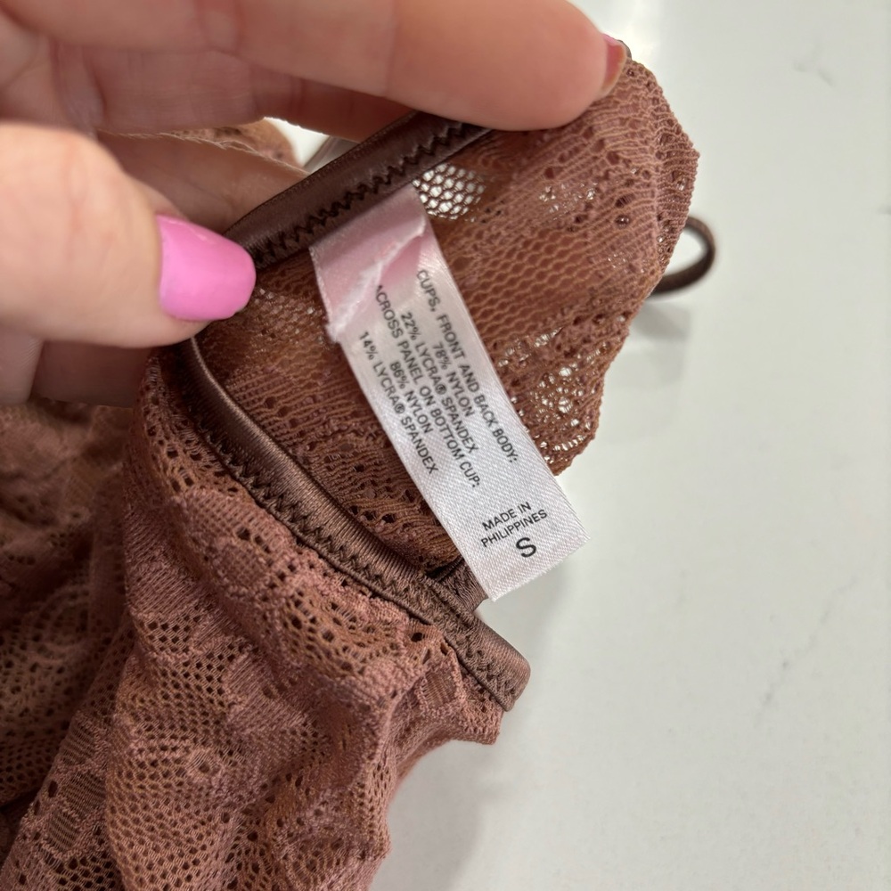 Lace Camisole Top in Brown - Picture 8 of 8